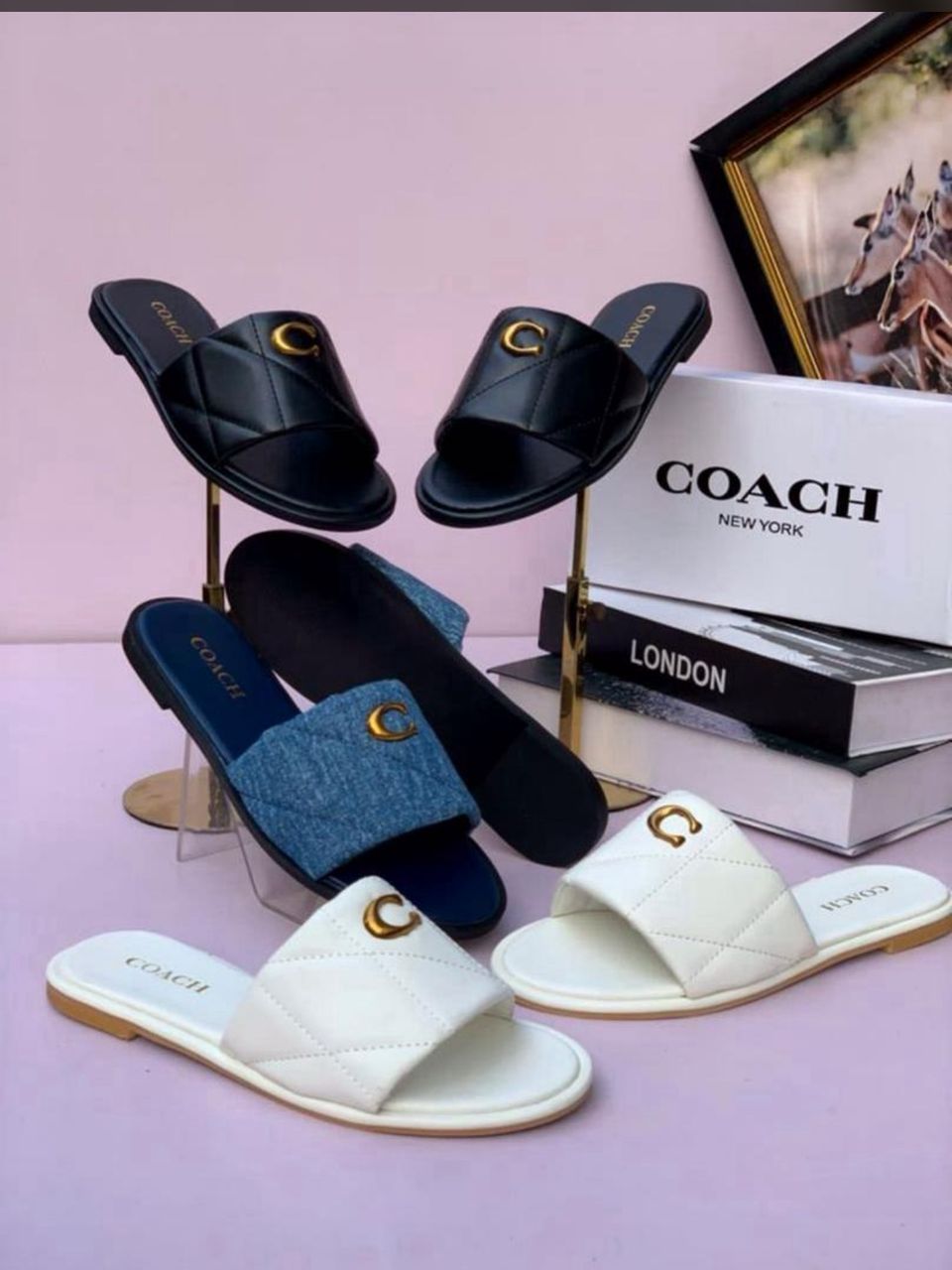 Coach slippers