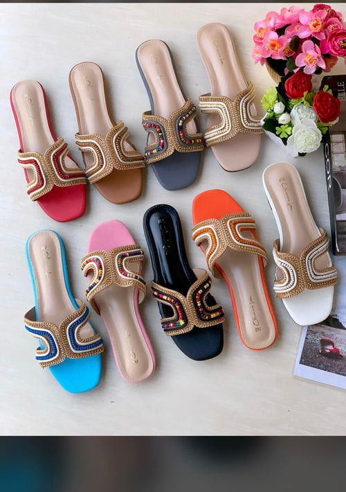 Bead slippers