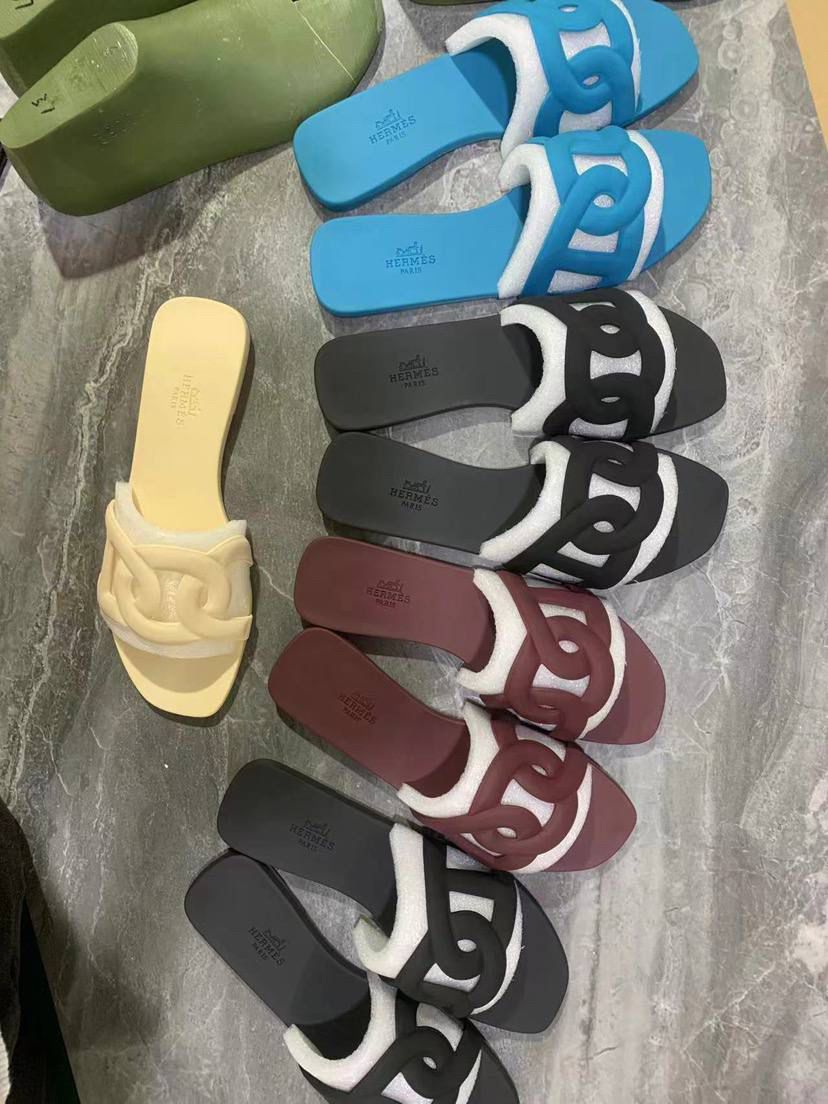 Jelly Hermes slippers