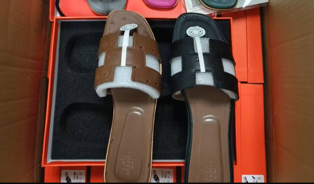 Hermes slippers