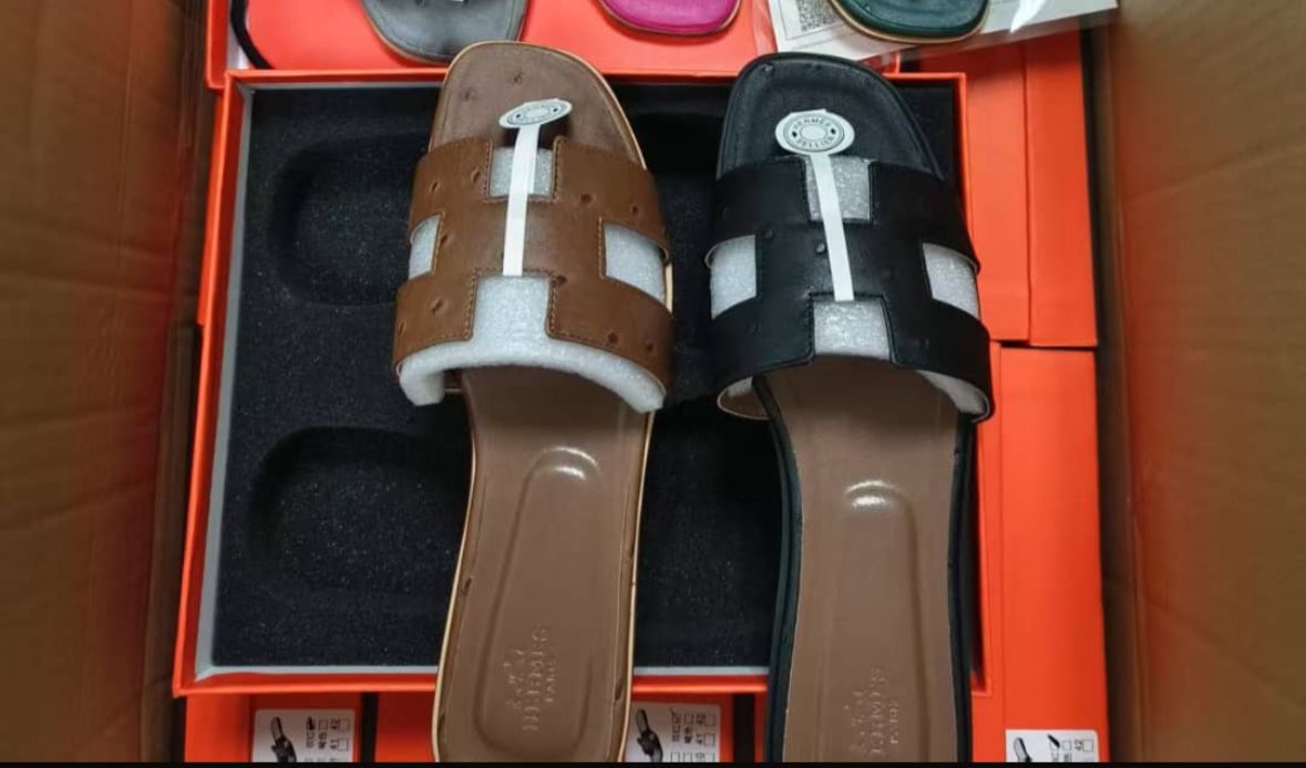 Hermes slippers
